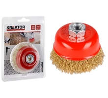 Brosse métallique Flexovit-Industrial pour meuleuse d'angle 80xM14 0,5 T25