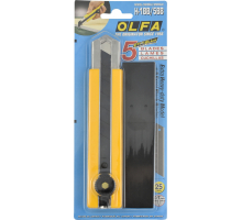 Cutter OLFA inoxydable avec lame sécable taillée façon scalpel.