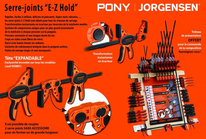 Illustration serre-joints pony-jorgensen